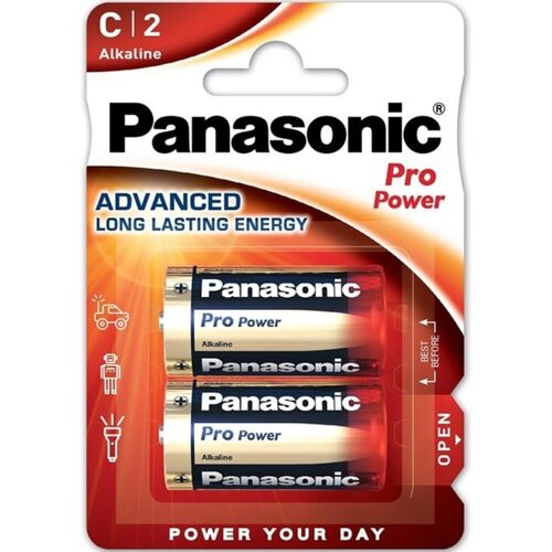 Panasonic – pile alcaline c pro power lr14 blister*2